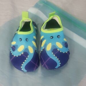 Kids Octopus Aqua Shoes - Blue and Purple